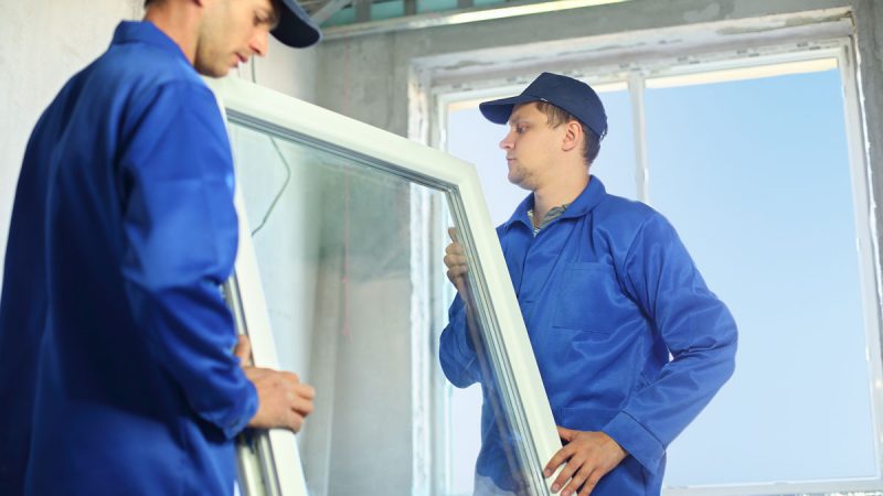 Window workers, Glaziers Gidea Park
